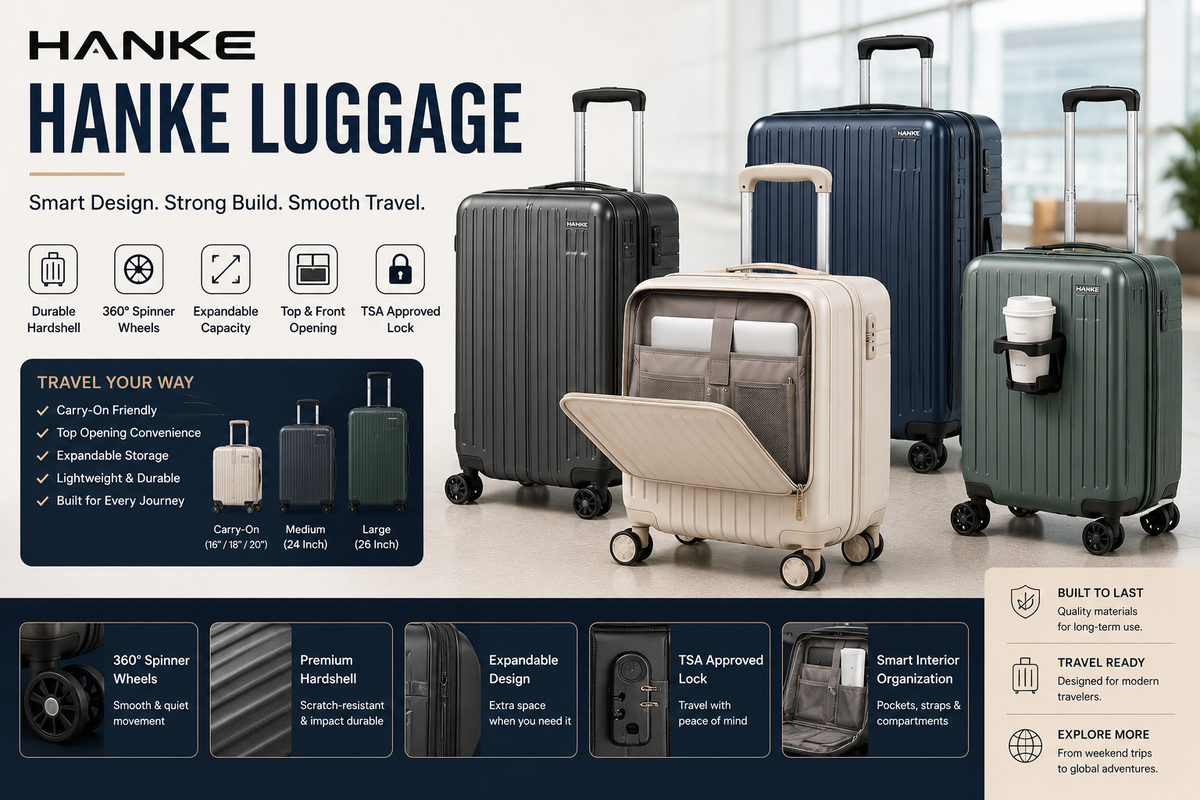 Hanke Foldable vs Hardshell Luggage