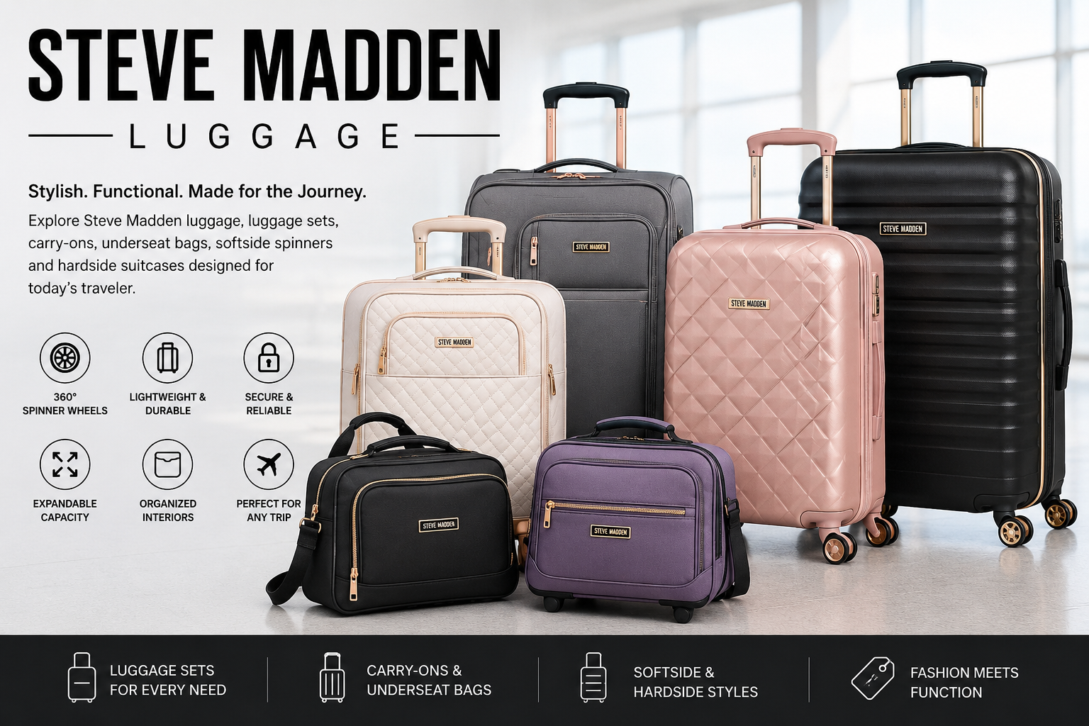 Featured image for Steve Madden Luggage Review: Is This Stylish Suitcase Worth It?
