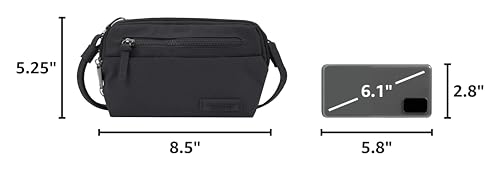 Travelon Anti-Theft Metro Convertible Small Crossbody Bag