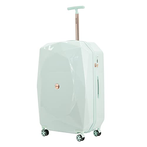 kensie Women's Gemstone Luggage Set, Mint, 20-Inch Carry-On