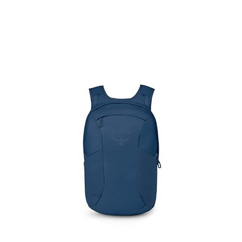 Osprey Farpoint Fairview Travel Daypack for Men and Women - Carry On Personal Item Backpack with Laptop Sleeve, Antique Blue