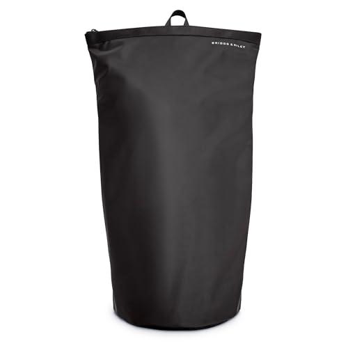 Briggs & Riley Zippered Laundry Bag for Garments - Travel Essentials for Men & Women, Tuck into Luggage, Separate Used & Clean Clothes, Integrated Carry Handle - Travel Essentials, Black