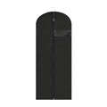 LXLOVESM Dress Bags for Gowns Long, 60'' Garment Bags for Hanging Clothes, Suit Bag Cover for Storage and Travel (Black)
