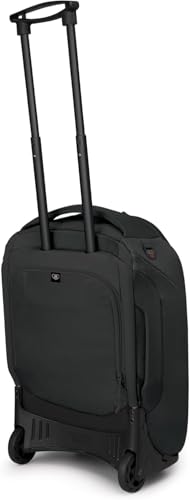 Osprey Sojourn Shuttle 22"/45L Wheeled Duffel Bag, Black