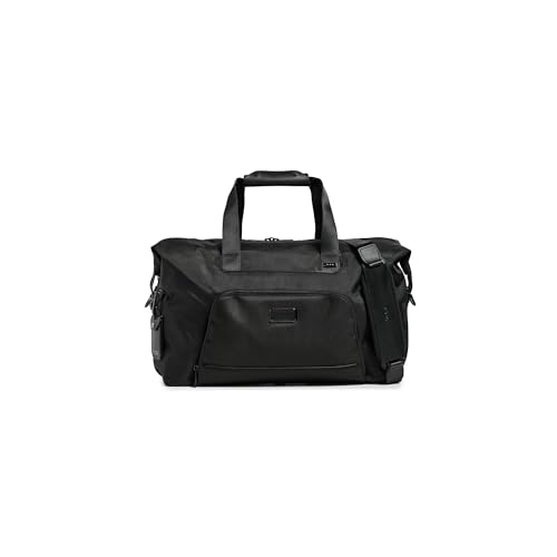 Tumi Unisex Double Expansion Duffel, Black, One Size