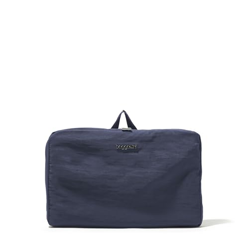 Baggallini Women's Carryall Expandable Packable Tote, French Navy
