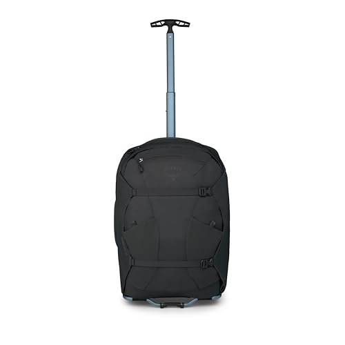 Osprey Farpoint Fairview 36L Wheeled Travel Pack - Carry On Luggage with Wheels - Rolling Backpack Travel Bag, Black