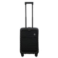 Bric's B|Y Ulisse Carry-On Luggage with Spinner Wheels – Airline Approved Hard Shell Suitcase, TSA Combination Lock & USB Port - Removeable Wash Bag Included - 21 Inch with Front Pocket, Black