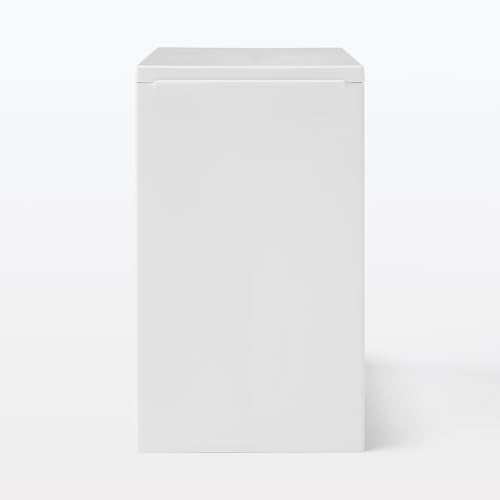 無印良品 MUJI 84425028 Recycled Polypropylene Storage Stocker, Extra Large, White Gray