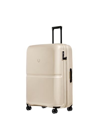 ANTLER Single Stripe Hardside Checked Large Luggage, Wheat Beige, 32", 144L