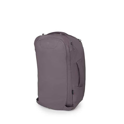 Osprey Fairview 40L Women's Travel Backpack - Carry On Bag with Laptop Sleeve and Toiletry Pocket, Graphite Purple