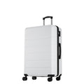 OLIXIS 20 Inch Carry-On Luggage, Hardside Suitcase with Spinner Wheels, Lightweight ABS Hard Shell Travel Luggage, TSA Approved Lock, Expandable Small Suitcase for Business & Travel–White