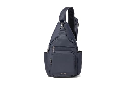 Baggallini Central Park Large Sling - 16.5x8.4 Sling Crossbody Bag with Convertible Adjustable Shoulder Strap