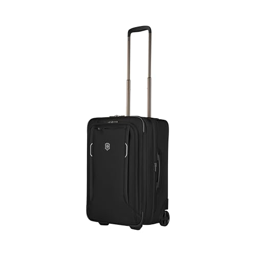 Victorinox Werks Traveler 6.0 Softside Upright Luggage, Black, Carry-On, Frequent Flyer (22")