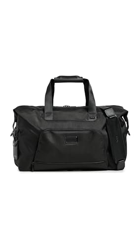 Tumi Unisex Double Expansion Duffel, Black, One Size