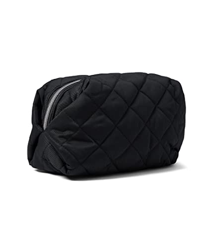 Vera Bradley Women's Performance Twill Medium Cosmetic Makeup Organizer Bag, Black, One Size