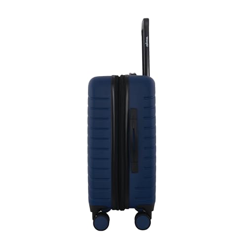 Wrangler Trunk Spinner Suitcase Set, Poseidon Blue, 2 Luggage & 2 Packing Cubes