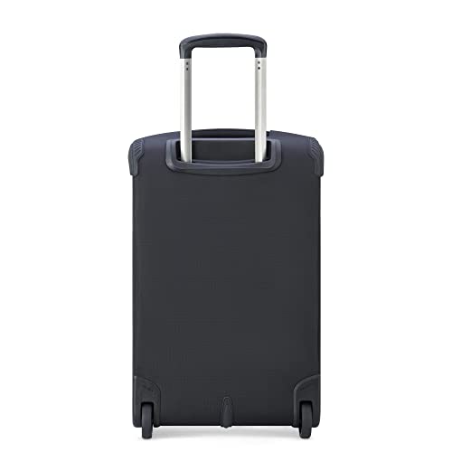 DELSEY PARIS Helium DLX Softside Expandable Luggage with 2 Wheels, Black, Carry on 21 Inch