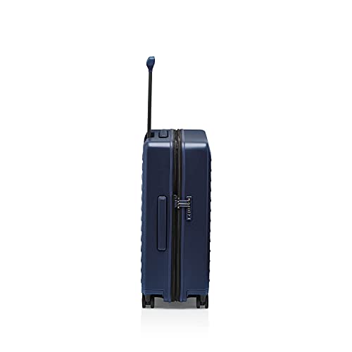 Bric's PORSCHE DESIGN 27 inch Expandable Spinner Luggage - Expandable Depth of 1.5" - Hardside Travel Suitcase - Roadster Collection - Dark Blue Matte