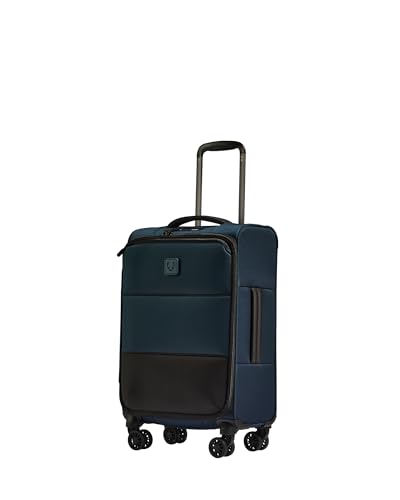 ANTLER Soft Stripe Carry-On Luggage, Indigo Blue, 21.7x13.8x9.1-11", 37-45L