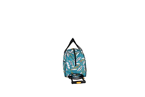 Lucas Designer Carry On Luggage Collection - Lightweight Pattern 22 Inch Duffel Bag- Weekender Overnight Business Travel Suitcase with 2- Rolling Wheels (SEA FORM) (SPIRIT)