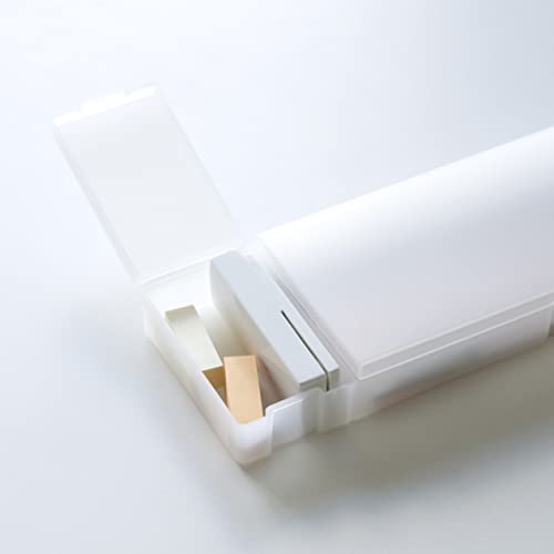 Muji Polypropylene Double Pen Case 210 × 70 × 25mm Made in Japan [2 Size Open]