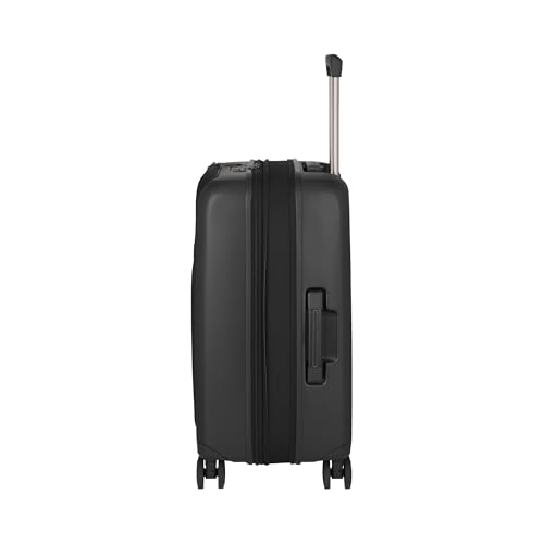 Victorinox Mythic, Freqeuent Flyer Carry-On Business, 8-Wheel Expandable Cabin Case with Vertical Quick-Access Door - Black