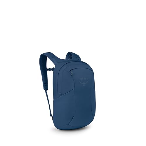 Osprey Farpoint Fairview Travel Daypack for Men and Women - Carry On Personal Item Backpack with Laptop Sleeve, Antique Blue