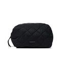 Vera Bradley Women's Performance Twill Medium Cosmetic Makeup Organizer Bag, Black, One Size