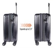 Harley-Davidson 26 in. Cruiser Hard Sided Expandable Wheeling Luggage, Charcoal