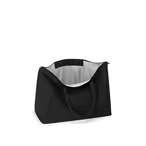 TUMI - Just In Case Tote - Foldable, Lightweight and Compact, Packable Travel Bag - Folds Into Included Pouch - Large, Black with Gunmetal Hardware