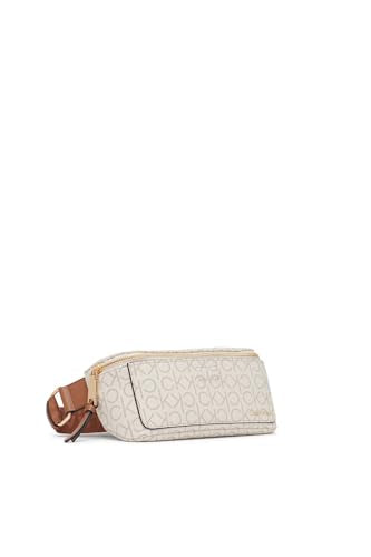 Calvin Klein Millie Novelty Belt Bag, Vanilla/Khaki/Caramel, One Size