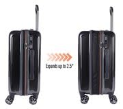 Harley-Davidson 22 in. Cruiser Hard Sided Expandable Wheeling Luggage, Black