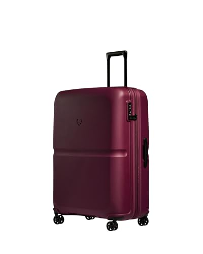ANTLER Single Stripe Large Hard Shell Luggage - Durable & Lightweight Polypropylene, Expandable - 4 Double Spinner Wheels, TSA Lock, 32-inch - Heather Purple
