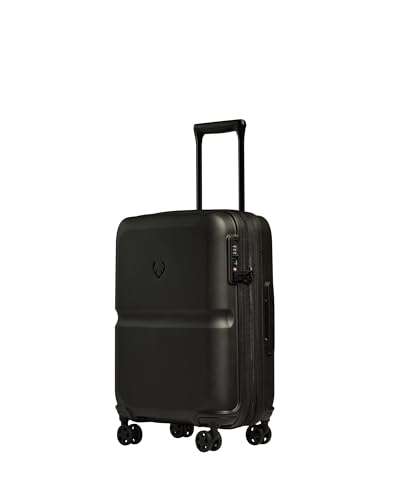 ANTLER Single Stripe Hardside Carry-On Luggage, Black, 22x14x9, 40L