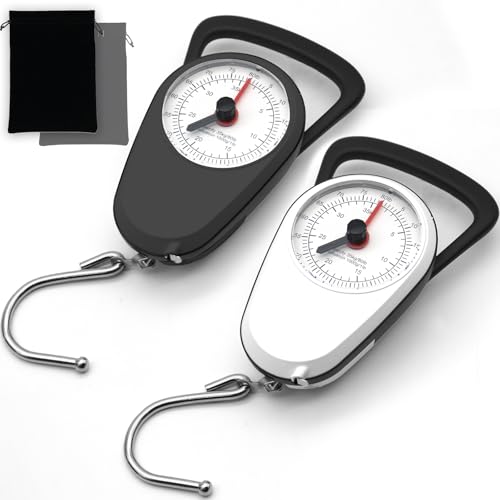 2PC Hand Luggage Weight Scale & Drawstring Bags for Travel Fish Suitcase