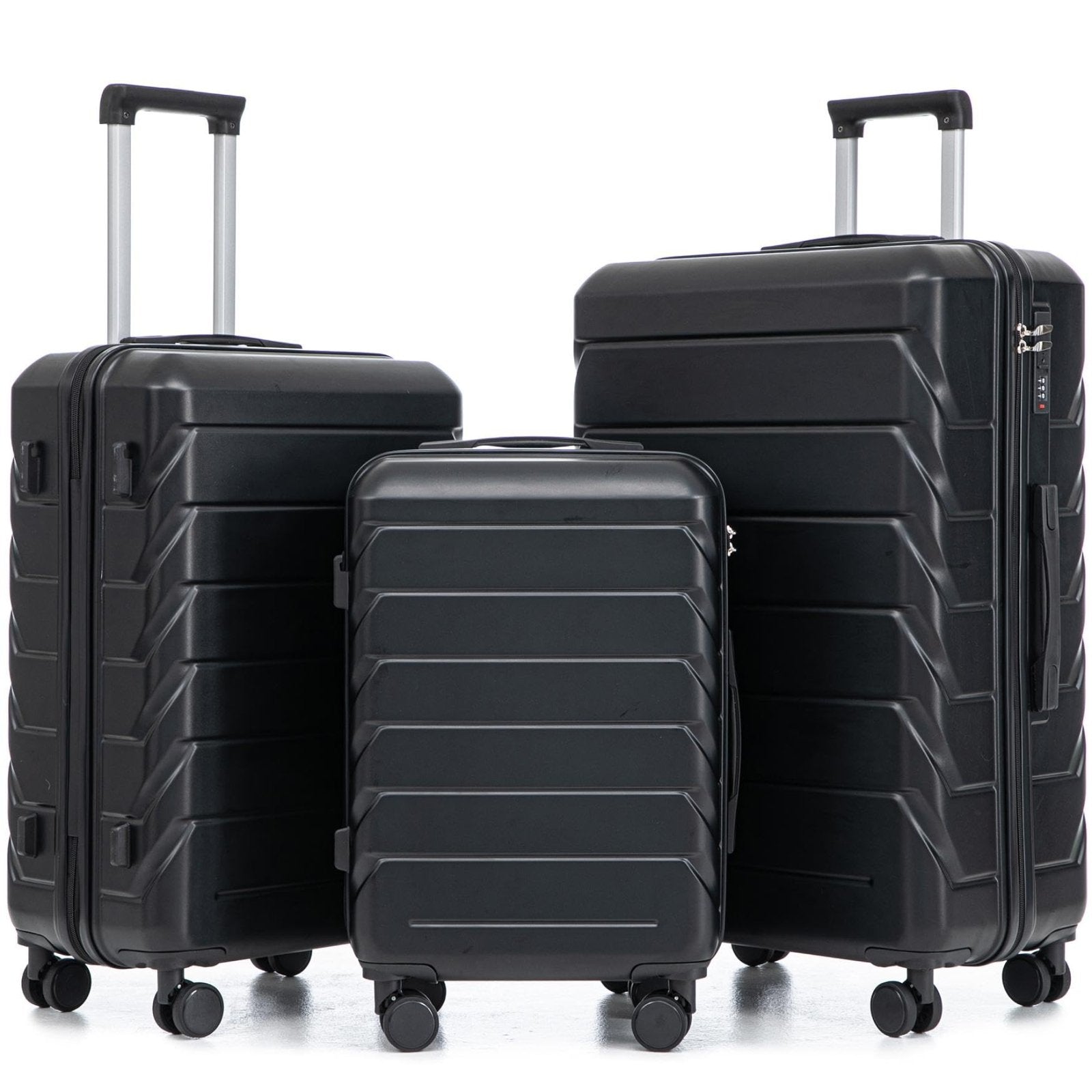 3-Piece ABS Hardshell Suitcase Set – Lightweight, Tough & Scratch-Resistant