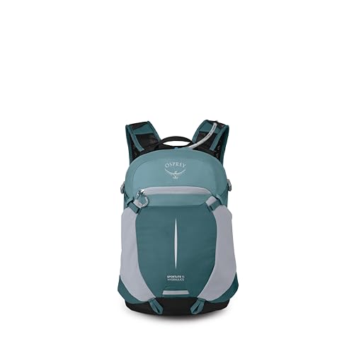 Osprey Sportlite 15L Lightweight Hiking Backpack with Hydraulics Reservoir for Men & Women - Everyday Hydration Travel Bag, Torrent Blue