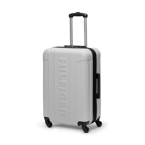 Tommy Hilfiger Unisex Luggage Check In,Silver,Medium