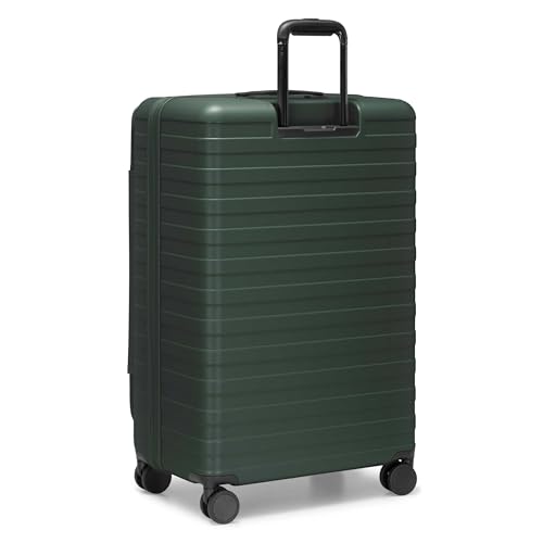 Traveler's Choice Novia Top Opening Expandable Polycarbonate Luggage with Spinner Wheels, Green, 30-Inch Large
