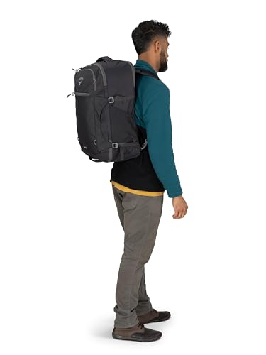 Osprey Daylite 44L Carry-On Travel Pack - Lightweight, Durable Backpack with Streamlined Design - Versatile, Spacious Bag for Weekend Trips or Business, Blue Spikemoss/Alkaline