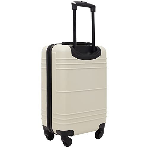 Travelers Club 22" Richmond Spinner Carry-On Luggage, Bone