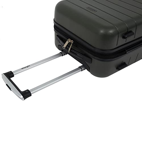 Wrangler Smart Spinner Hardside Luggage, 2 Piece Set, Deep Depths