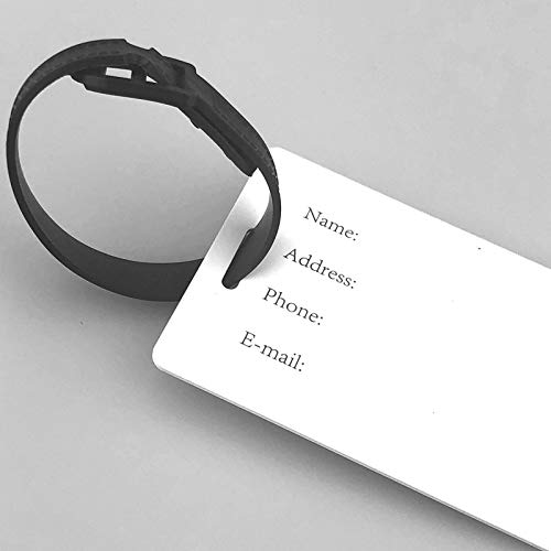 US and Former Us Army 17th Aviation Brigade-Pathfinder Platoon Beret Flash Luggage Tags for Suitcases Travel Tags ID Labels for Women Men Travel Bag Luggage Accessories