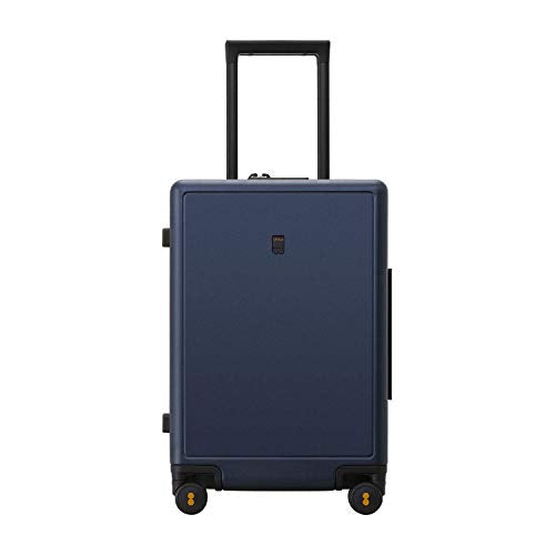 LEVEL8 Elegance Luggage Set, PC Matte Hardshell Suitcases - Navy Blue, 20/24 Inch