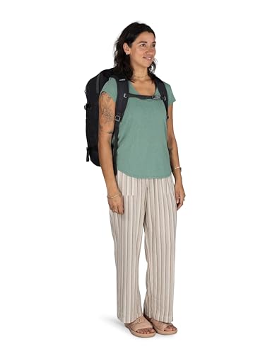 Osprey Daylite 44L Carry-On Travel Pack - Lightweight, Durable Backpack with Streamlined Design - Versatile, Spacious Bag for Weekend Trips or Business, Black