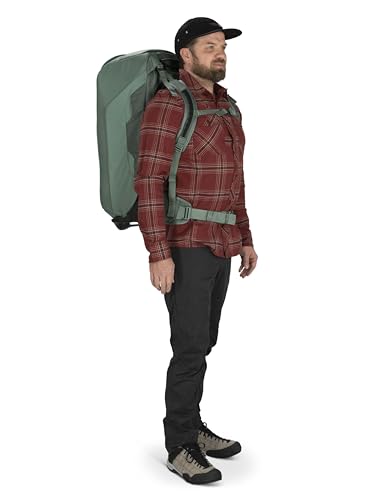 Osprey Sojourn 22"/45L Wheeled Travel Backpack with Harness, Koseret Green