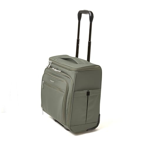 Baggallini Expandable Underseat Carry-On - Lightweight Travel Luggage Carry On Weekender with Wheels