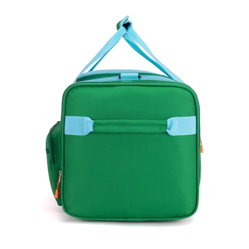 HawLander Large Kids Duffle Bag for Travel, Overnight, or Weekender, 22" inch (Green Yellow)