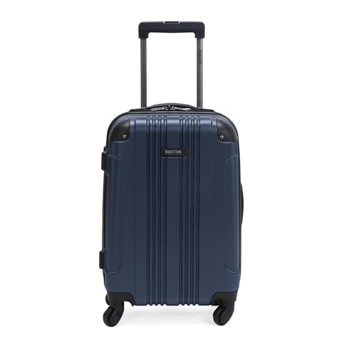 Kenneth Cole REACTION Out of Bounds Lightweight Hardshell 4-Wheel Spinner Luggage, Naval, 20-Inch Carry On